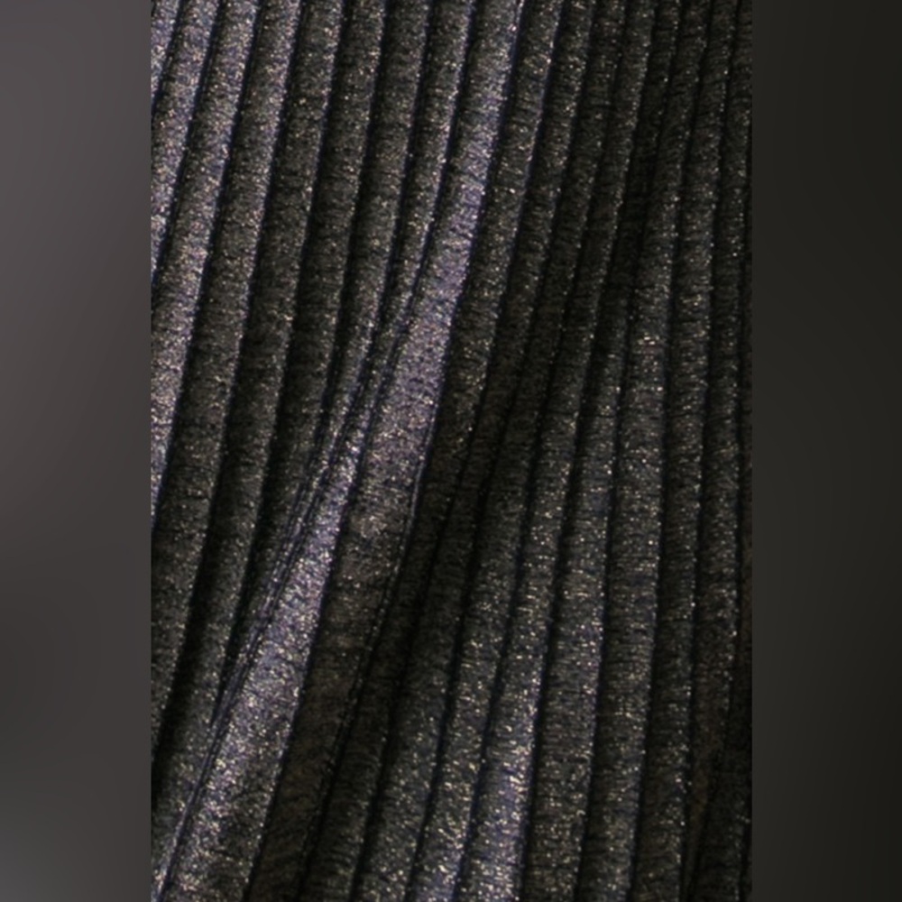 Black Metallic Knit Sweater Dress - Picture 5 of 5